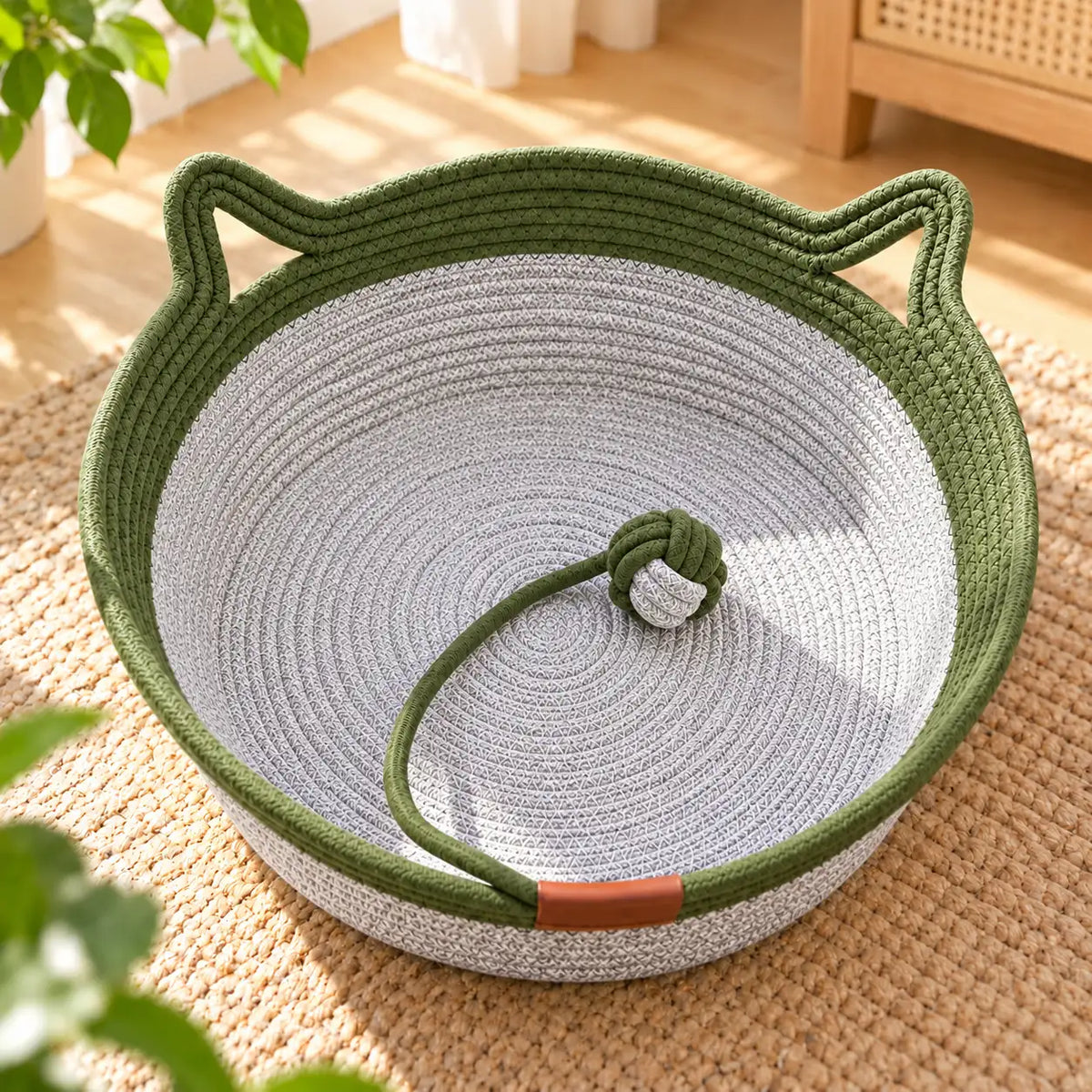 The Original Rope Cat Scratching Basket