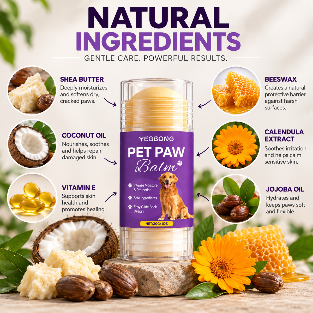 Dog Paw Balm | Natural Paw Protection Wax