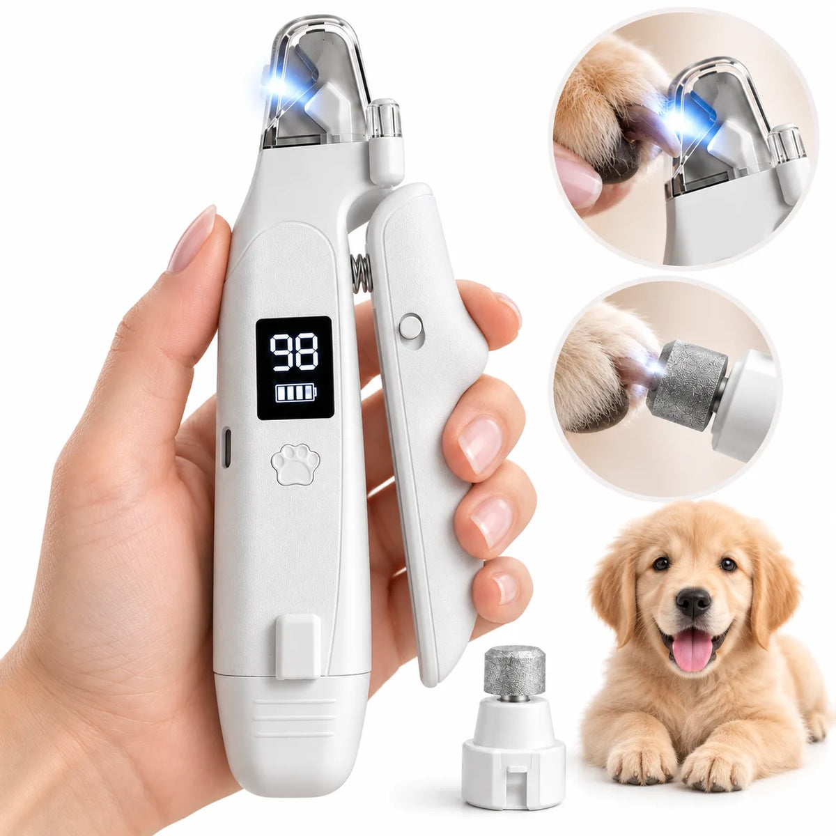 Dog Nail Clippers With Light