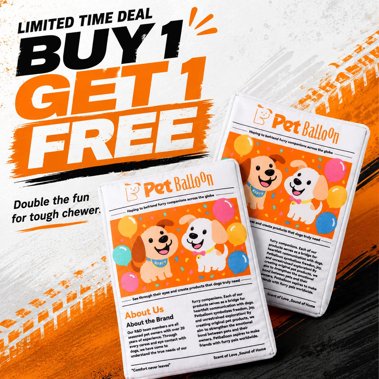 Indestructible Newspaper Dog Toy