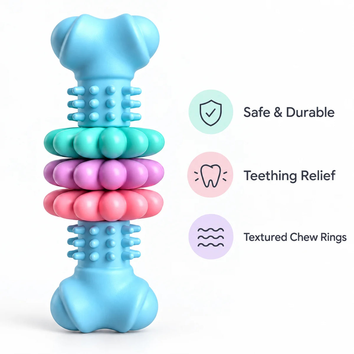 Teething Chew Toys For Puppies | Safe & Durable