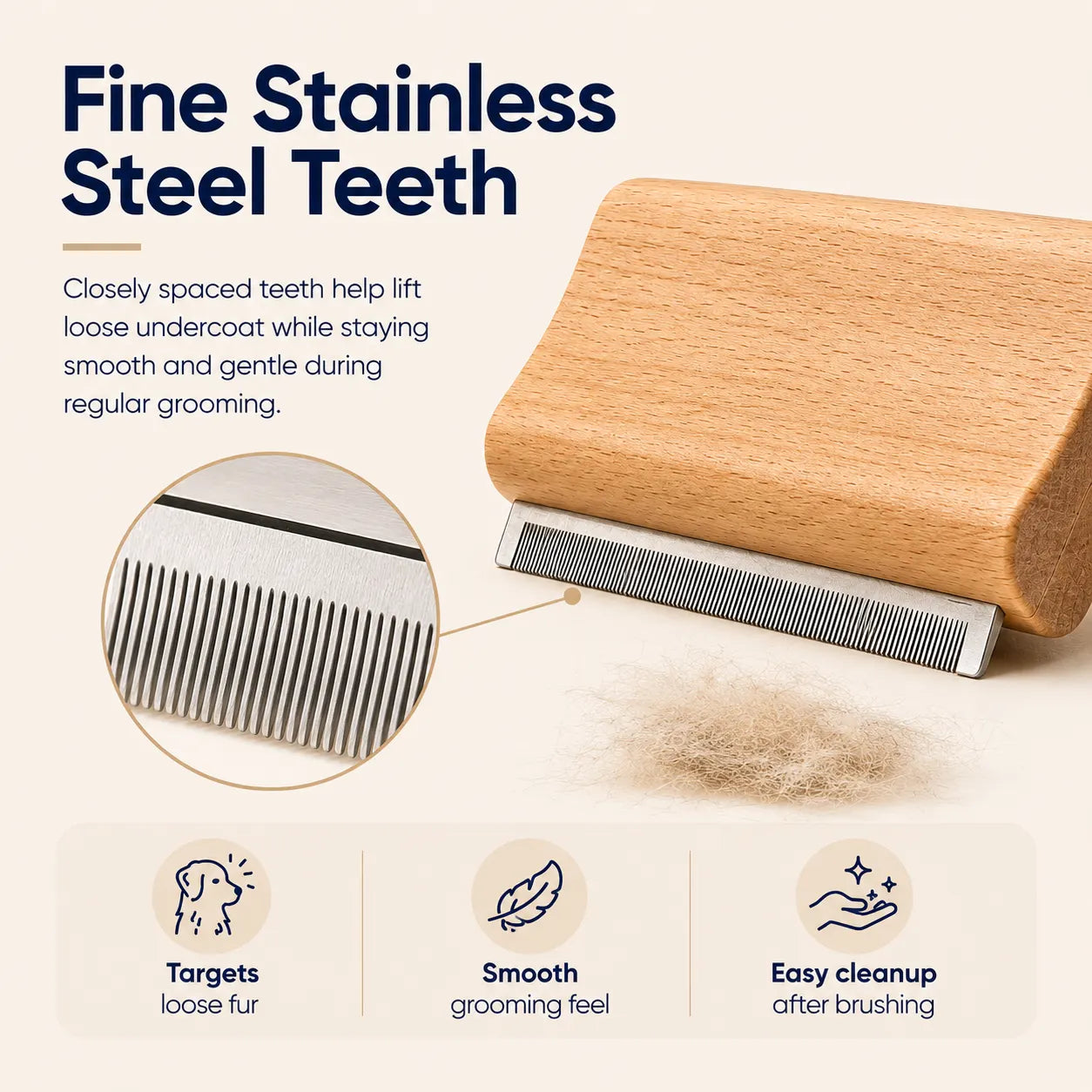 Dog Brush for Shedding & Grooming